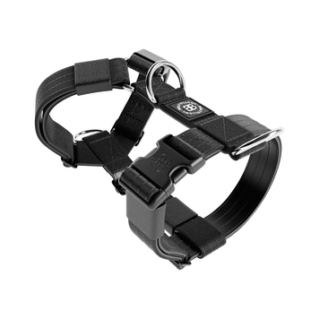 Шлея BullyBillows TRI-Harness&reg; Black H-подібна чорна розмір M (B) bbthbm фото