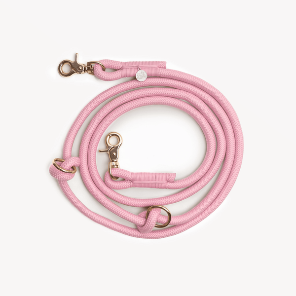 Повідець-перестібка для собак Furlou Hands Free Braided Leash Pink рожевий 80000174PNK фото
