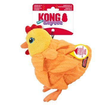 Іграшка-головоломка для собак KONG Layerz Forage Hen M KONGRGF27E фото