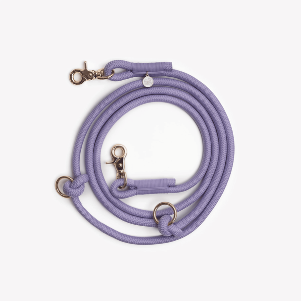 Повідець-перестібка для собак Furlou Hands Free Braided Leash Lavender лавандовий 80000174LVND фото