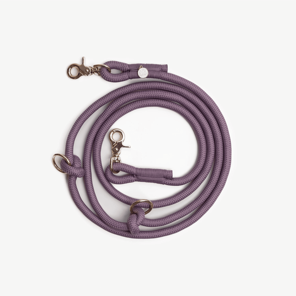 Повідець-перестібка для собак Furlou Hands Free Braided Leash Lilac бузковий 80000174LLC фото