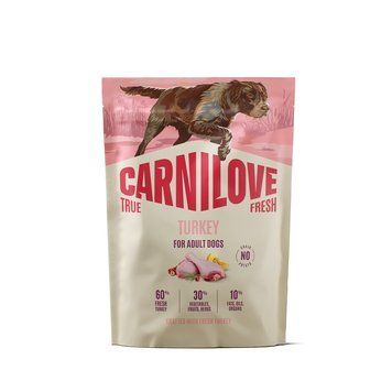 Корм сухий Carnilove True Fresh Turkey для cобак індичка 1,5 кг 173727 фото