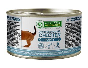 Nature's Protection Puppy Starter Mousse Chicken Мус-стартер для цуценят з курки, 200 г KIK45514 фото