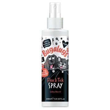 Bugalugs Flea and Tick Spray with Neem Oil Спрей Бугалугс від бліх і кліщів для собак і котів з олією нім 200мл BFLTKS200 фото
