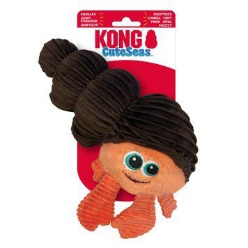 М&rsquo;яка іграшка для собак KONG CuteSeas Rufflez Hermit Crab S/M KONGRLR32E фото