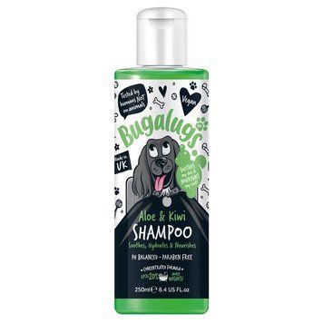 Bugalugs Aloe&Kiwi Soothing Dog Shampoo Бугалугс Шампунь для собак із алое та ківі, що заспокоює та зволожує шкіру 250мл BSKWAL250 фото