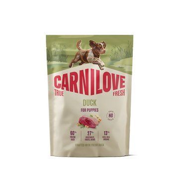 Корм сухий Carnilove True Fresh Puppy для цуценят качка 1,5 кг 173742 фото