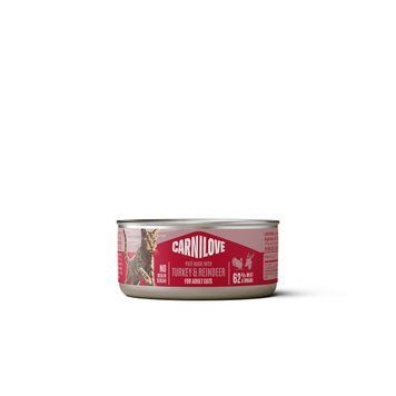 Корм вологий Carnilove Turkey & Reindeer для котів паштет індичка і північний олень 100 г 101393 фото