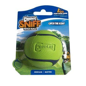М&rsquo;яч для собак Chuckit! Sniff Fetch Ball Peanut Butter M CHUC33208 фото