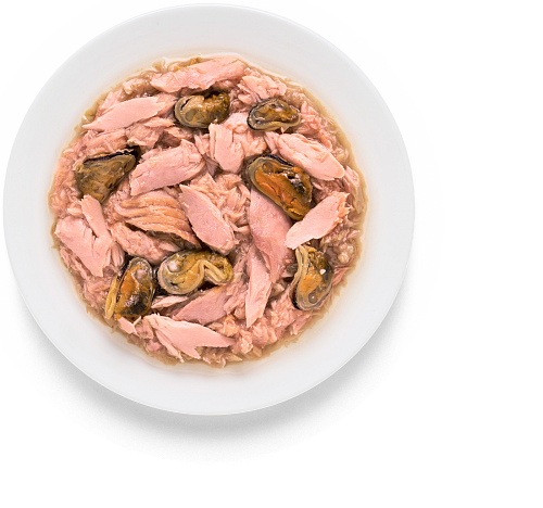 Grandorf Tuna Fillet&Mussels Консерва філе тунця з мідіями для кішок 70519 фото