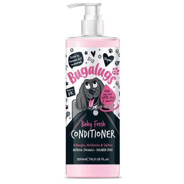 Bugalugs Baby Fresh Conditioner Кондиціонер Бугалугс для собак з ароматом тальку 500мл BSCDTNBF фото Bugalugs Baby Fresh Conditioner Кондиціонер Бугалугс для собак з ароматом тальку 500мл BSCDTNBF фото