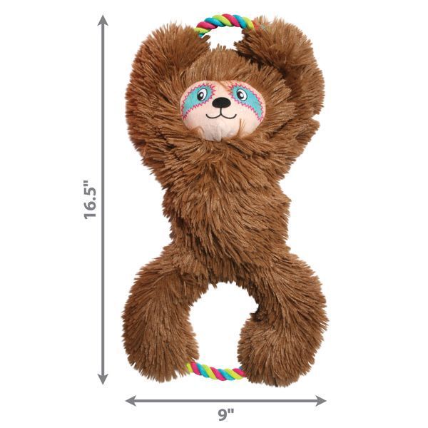 Іграшка для собак KONG Tuggz Sloth XL KONGRTGX1E фото