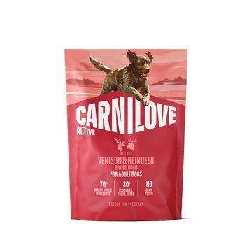 Корм сухий Carnilove Active Venison & Reindeer & Wild Boar Active Adults для активних cобак оленина і дикий кабан 1,5 кг 173685 фото