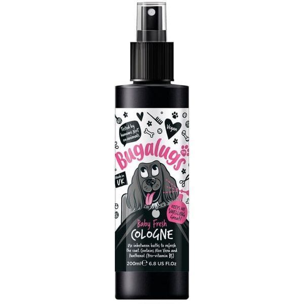 Парфум Bugalugs Baby Fresh Pet Cologne (Бугалугс) для тварин з ароматом тальку 200мл BCLBF200 фото Парфум Bugalugs Baby Fresh Pet Cologne (Бугалугс) для тварин з ароматом тальку 200мл BCLBF200 фото