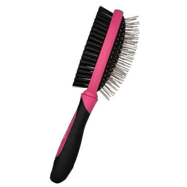 Bugalugs 2-in-1 Double Sided Grooming Brush Двостороння гребінець-щітка Бугалугс 2 в 1 для догляду за шерстю собак і котів BBSDENDBR фото Bugalugs 2-in-1 Double Sided Grooming Brush Двостороння гребінець-щітка Бугалугс 2 в 1 для догляду за шерстю собак і котів BBSDENDBR фото