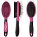 Bugalugs 2-in-1 Double Sided Grooming Brush Двостороння гребінець-щітка Бугалугс 2 в 1 для догляду за шерстю собак і котів BBSDENDBR фото 2