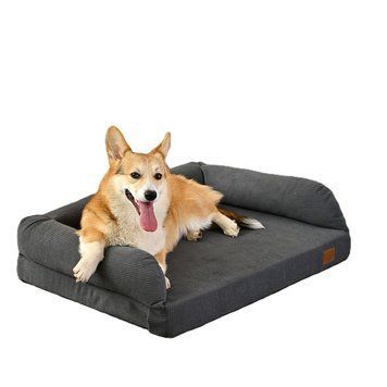 Диван для собак NoblePet London Velvet Grey (80x60x22см) L2153 фото