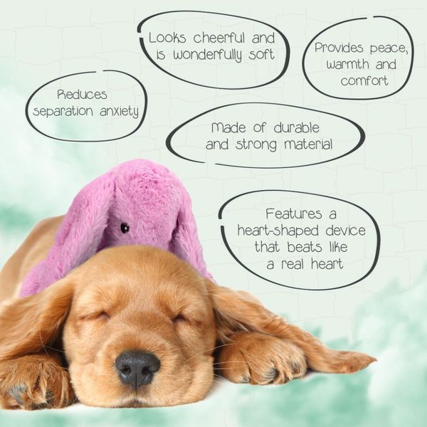 М&rsquo;яка іграшка для собак Cozy Dog Bunny Pink &mdash; рожевий зайчик COZY001A фото