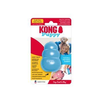 KONG Puppy S Іграшка для цуценят блакитна KONGKP3EBL фото