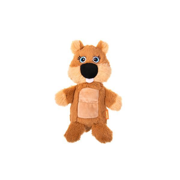 М&rsquo;яка іграшка для собак Growl Belly Boomerz Benny the Beaver - бобер Бенні GROWL52003 фото