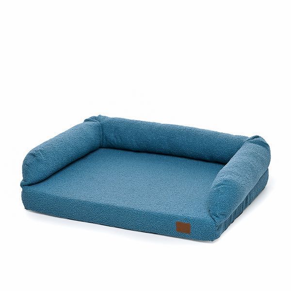 Диван для собак NoblePet London Teddy Blue (80x60x22см) L2158 фото