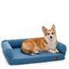 Диван для собак NoblePet London Teddy Blue (80x60x22см) L2158 фото 1