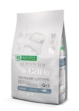 Nature's Protection Superior Care White Dogs Grain Free White Fish Adult Small Breeds Сухий беззерновий корм для дорослих собак малих порід з білою рибою 1,5 кг NPSC45667 фото