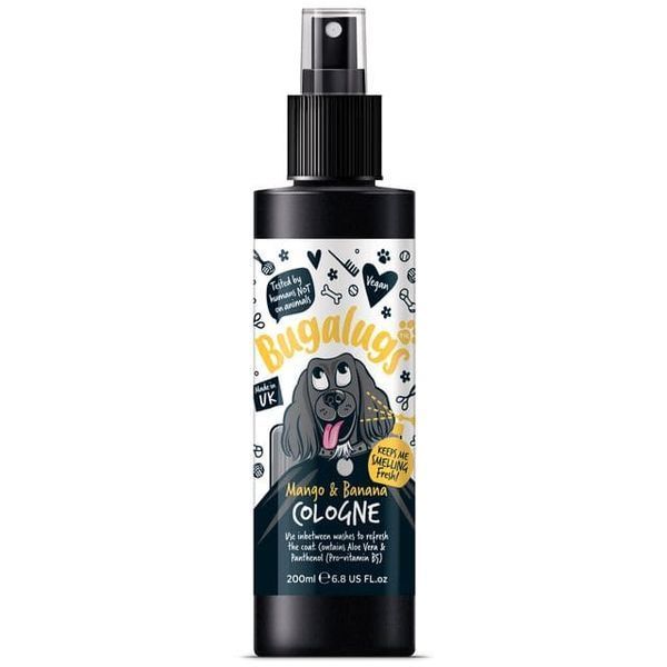 Парфум Bugalugs Mango & Banana Pet Cologne (Бугалугс) для тварин з ароматом манго та банану 200мл BCMBA200 фото Парфум Bugalugs Mango & Banana Pet Cologne (Бугалугс) для тварин з ароматом манго та банану 200мл BCMBA200 фото
