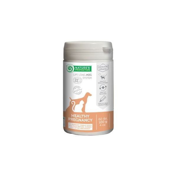 Nature's Protection Healthy Pregnancy Харчова добавка для підтримки харчових потреб вагітних і лактуючих собак і котів, 60 таблеток CAN63551 фото Nature's Protection Healthy Pregnancy Харчова добавка для підтримки харчових потреб вагітних і лактуючих собак і котів, 60 таблеток CAN63551 фото