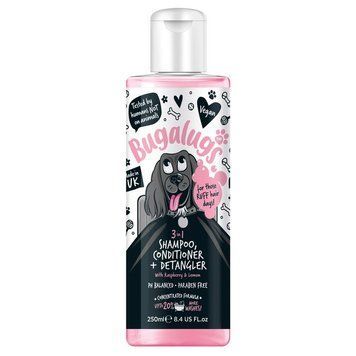 Bugalugs Pet Shampoo 3 in 1 Raspberry & Lemon Бугалугс Шампунь для собак 3 в 1 (очищення, кондиціювання, розплутування) з ароматом малини та лимона 250мл BSDTCDE250 фото