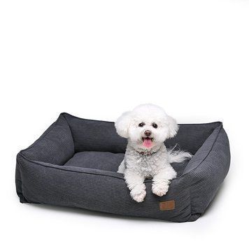 Лежак для собак NoblePet Albert Velvet Grey M (70x50x22см) AL2162/70 фото