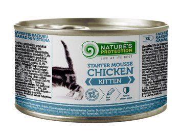 Nature's Protection Kitten Starter Mousse Chicken Мус-стартер для кошенят з куркою, 200 г KIK45515 фото