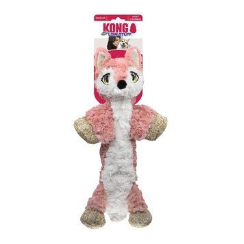 М&rsquo;яка іграшка для собак KONG Low Stuff Flopzie Fox M KONGLWF23E фото