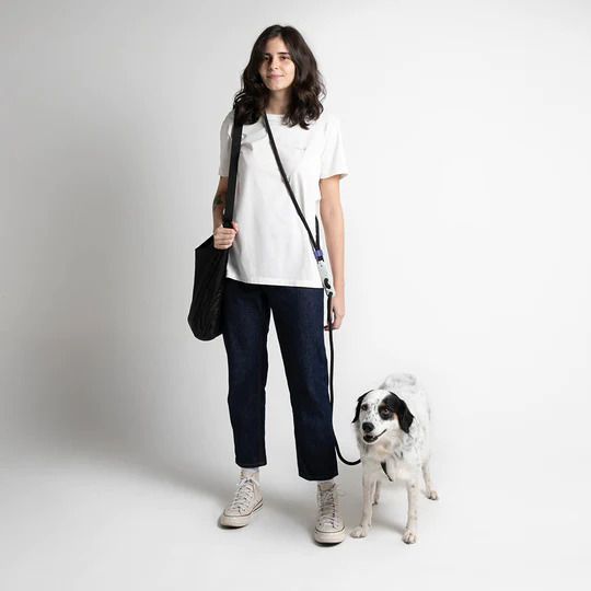 Повідець-перестібка Zee.Dog Dark Blue Hands-Free Leash (120 - 240 см) 395636 фото