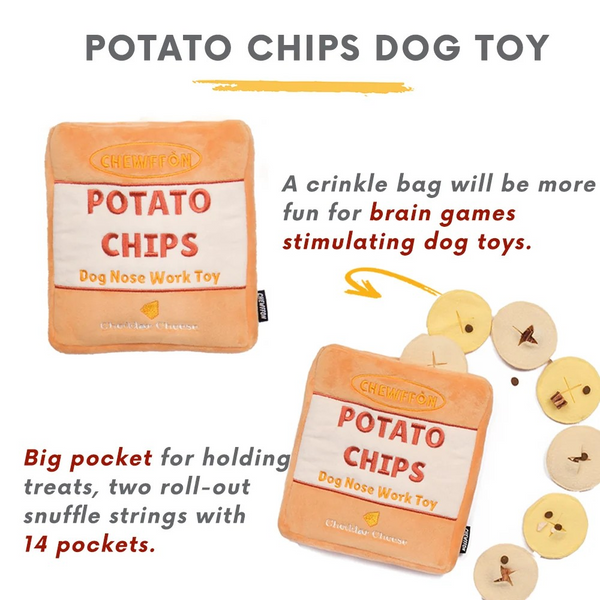 Chewffon Potato Chips Пошукова іграшка для собаки Картопляні чипси CF0011 фото