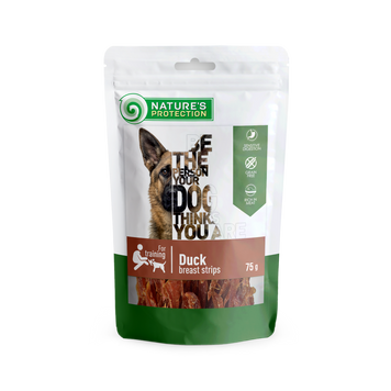 Nature's Protection Duck Breast Strips Ласощі для собак смужки з качиної грудки, 75 г SNK46105 фото
