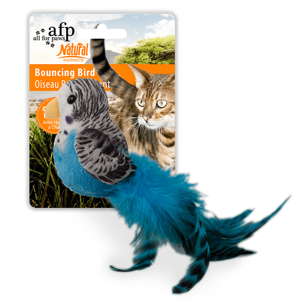 М'яка іграшка для котів ALL FOR PAWS Natural Instincts Bouncing Bird 2057 фото М'яка іграшка для котів ALL FOR PAWS Natural Instincts Bouncing Bird 2057 фото