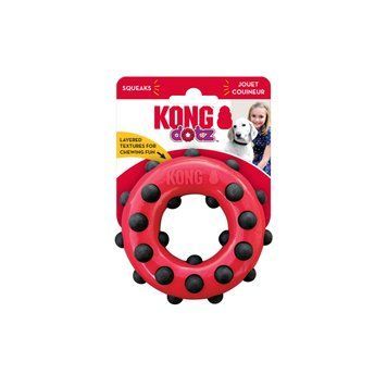 Жувальна іграшка для собак KONG Dotz Circle S KONGTDD31E фото
