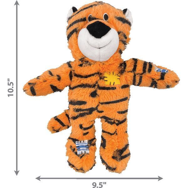 М&rsquo;яка іграшка для собак KONG Wild Knots Tiger M/L KONGNKR15E фото
