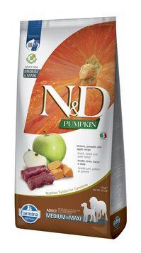 Farmina N&D Grain Free Medium&Maxi Adult Pumpkin Venison&Apple Беззерновий сухий корм Фарміна для собак середніх та великих порід (оленина/яблуко) 12кг 190288 фото