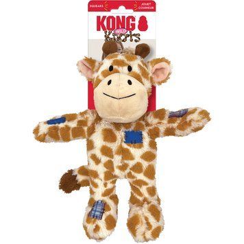 М&rsquo;яка іграшка для собак KONG Wild Knots Giraffe M/L KONGNKR16E фото