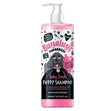 Bugalugs Puparazzi Puppy Shampoo Baby Fresh Бугалугс Шампунь Бугалугс для цуценят з ароматом тальку 500мл BPUPPZ500 фото