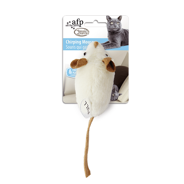 М'яка іграшка для котів ALL FOR PAWS Classic Comfort Chriping Mouse зі звуковим чипом 2383 фото
