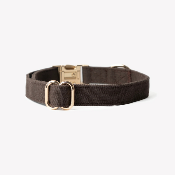 Нашийник Furlou Canvas Collar Brown для собак бововняний коричневий розмір M 80000171BRWNM фото