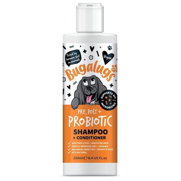 Bugalugs Post & Probiotic Shampoo Бугалугс Шампунь Бугалугс з Пре-,Пост- і Пробіотиками для собак 250мл PPSHPD250 фото Bugalugs Post & Probiotic Shampoo Бугалугс Шампунь Бугалугс з Пре-,Пост- і Пробіотиками для собак 250мл PPSHPD250 фото