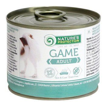 Nature's Protection Adult Game Вологий корм для собак з дичиною, 200 г KIK45092 фото
