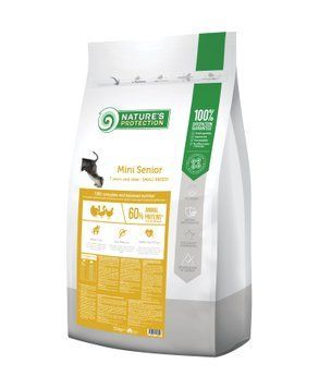 Nature's Protection Mini Senior Small Breeds Сухий корм для літніх собак від 7 років малих порід з м'ясом птиці, 7,5 кг NPS45754 фото