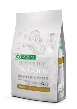 Nature's Protection Superior Care White Dogs Lamb Adult Small and Mini Breeds Сухий корм для дорослих собак малих порід з ягням 1,5 кг NPSC45663 фото