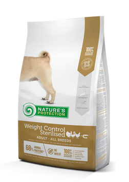 Nature's Protection Weight Control Sterilised Adult All Breeds Сухий корм для дорослих собак схильних до повноти, після стерилізації, 4 кг NPS45660 фото