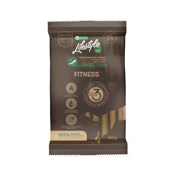 Nature's Protection Lifestyle Grain Free White fish Fitness Беззернові ласощі для собак з білою рибою, 110 г KIKNPLS47205 фото